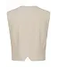 Gestuz Liza linnen waistcoat ancient scroll