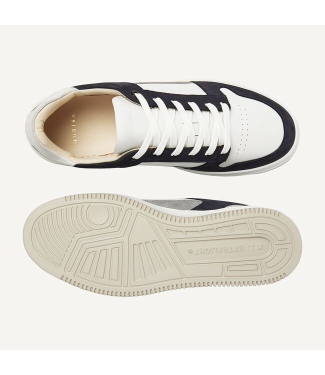 Nubikk Basket Court white leather blue