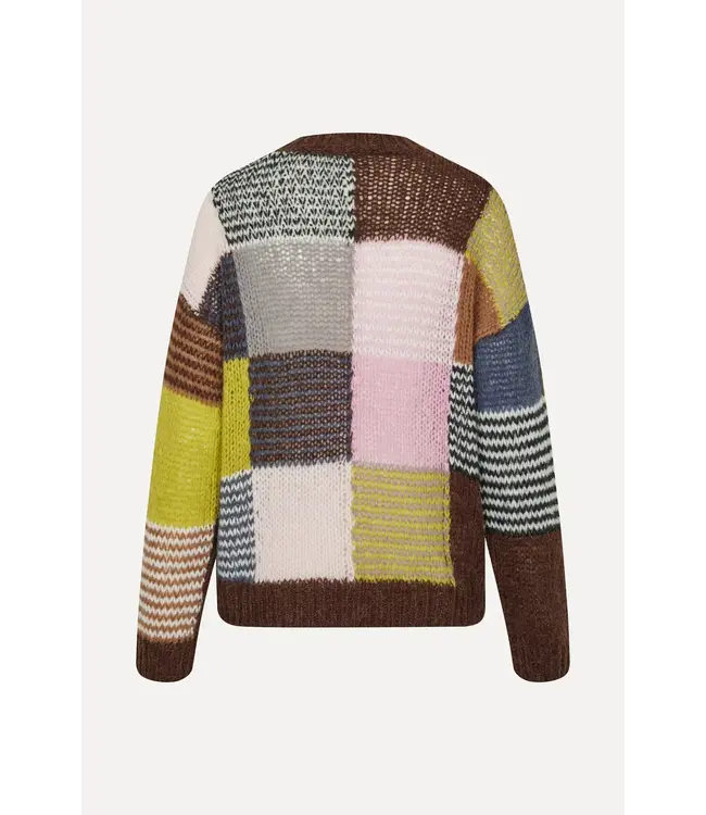 Stine Goya Multi check longsleeve jumper