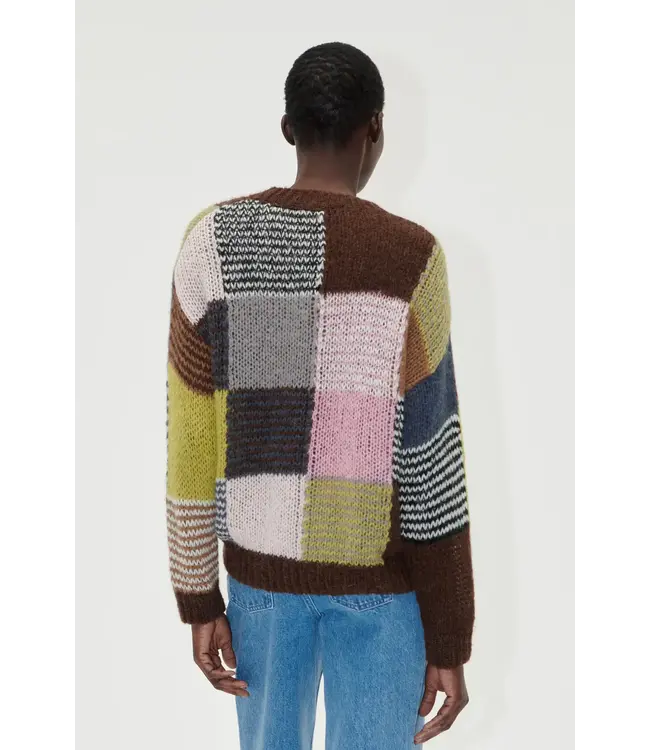 Stine Goya Multi check longsleeve jumper