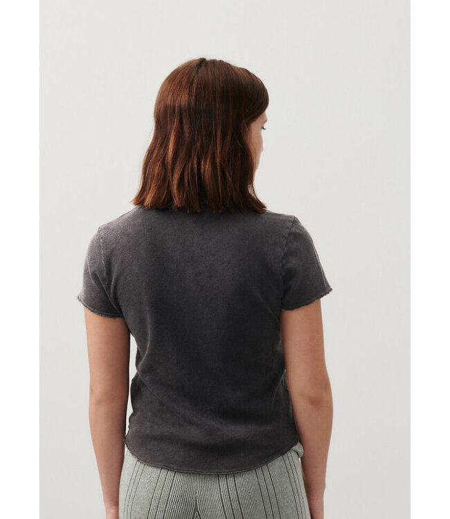 American Vintage Sonoma t-shirt V-neck Noir vintage