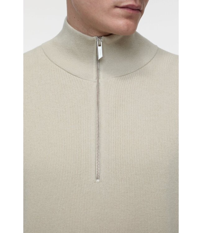 Closed Half zip tonka beige knit