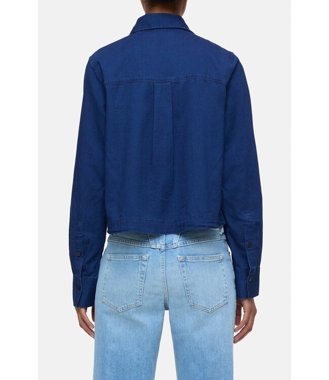 Closed Cropped Classic blouse DBL