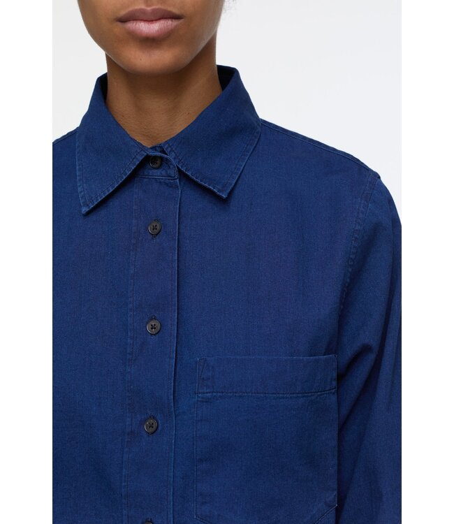 Closed Cropped Classic blouse DBL