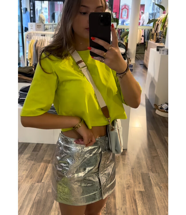 Gestuz Jory cropped tee evening primrose
