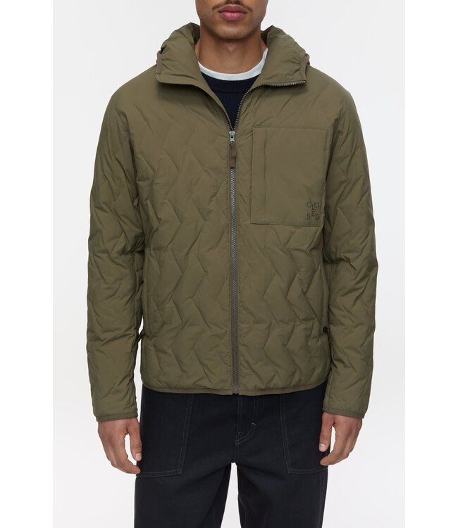 Closed Quilted jacket golden moss