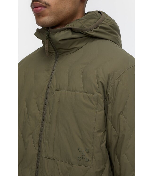 Closed Quilted jacket golden moss