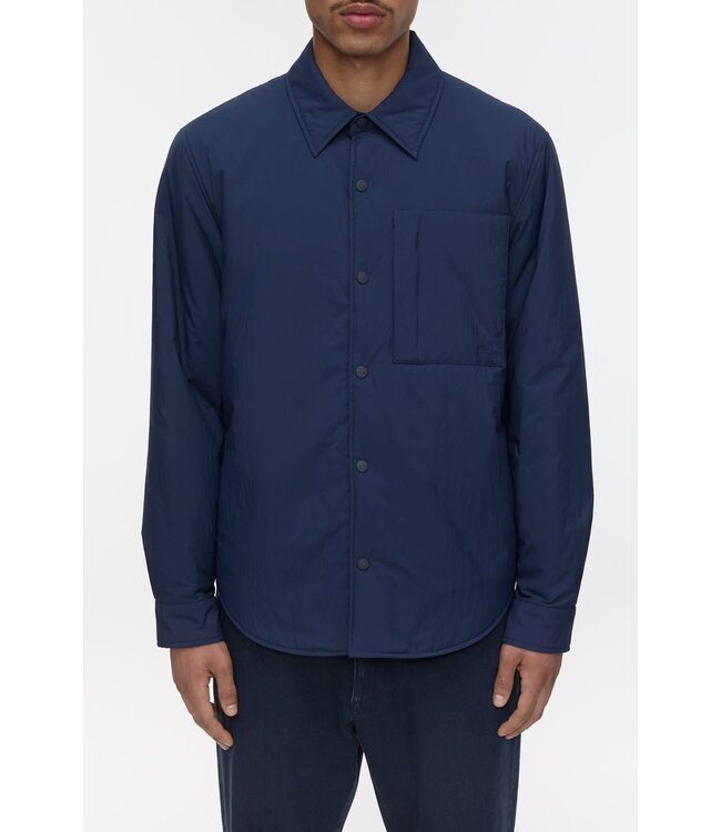 Closed Quilted overshirt smokey blue