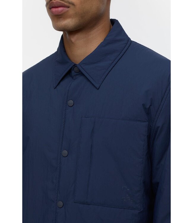 Closed Quilted overshirt smokey blue