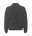 Gestuz Alpha short cardigan Charcoal melange Noos