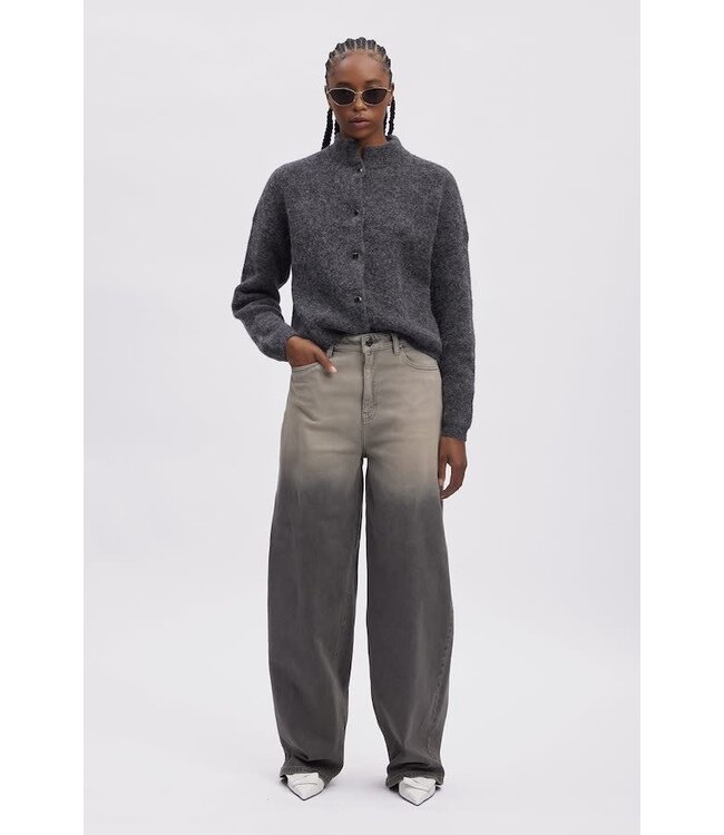 Gestuz Alpha short cardigan Charcoal melange Noos