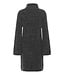 Gestuz Alpha rollneck dress Charcoal melange