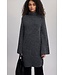 Gestuz Alpha rollneck dress Charcoal melange