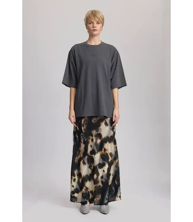 Gestuz Sami emb tee Grey Pinstripe