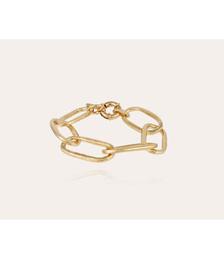 Gas Bijoux Maille ovale Bracelet large  gold
