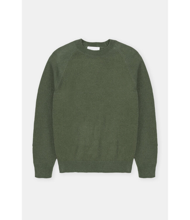 Closed Raglan Crewneck Eucalyptus