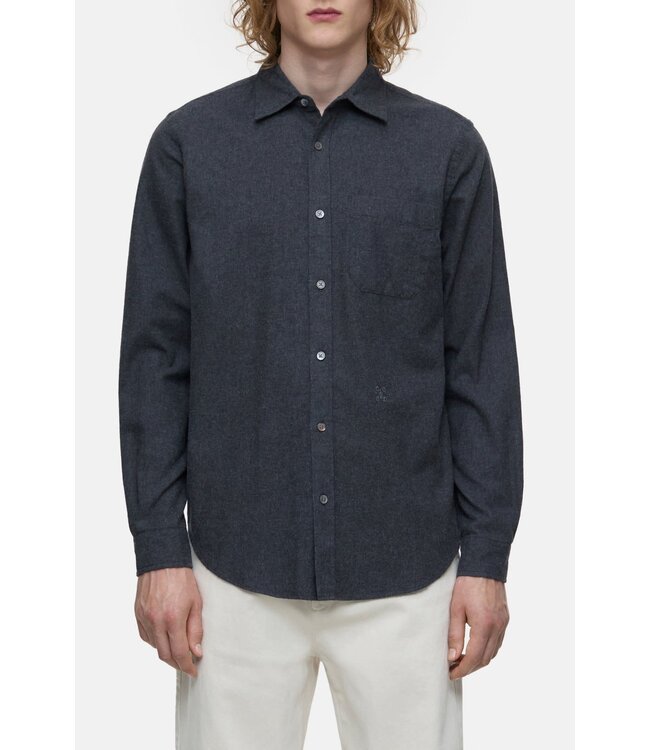 Closed Basic Shirt Dark Grey Melange