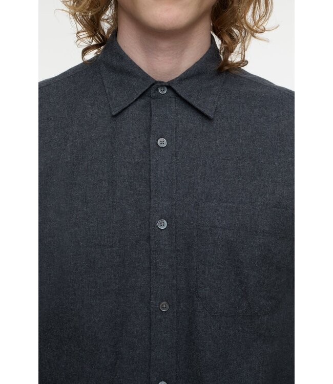 Closed Basic Shirt Dark Grey Melange