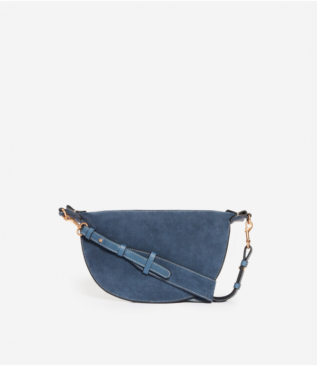 Vanessa Bruno Sac banana Nuit Suede