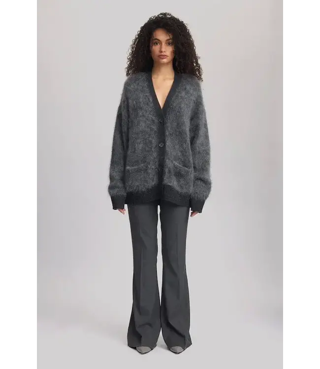 Gestuz Maica Cardigan charcoal melange