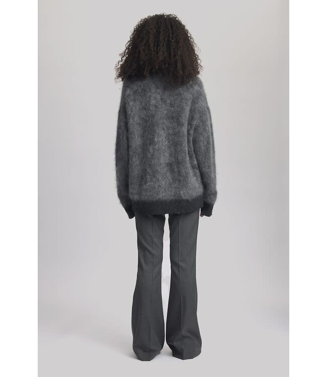 Gestuz Maica Cardigan charcoal melange