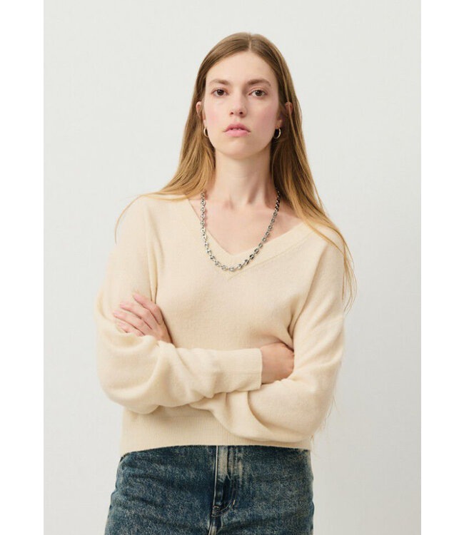 American Vintage Raxow naturel V-neck