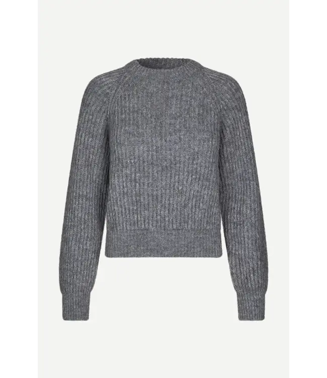 Samsøe Samsøe Layla Crew Neck Grey Melange