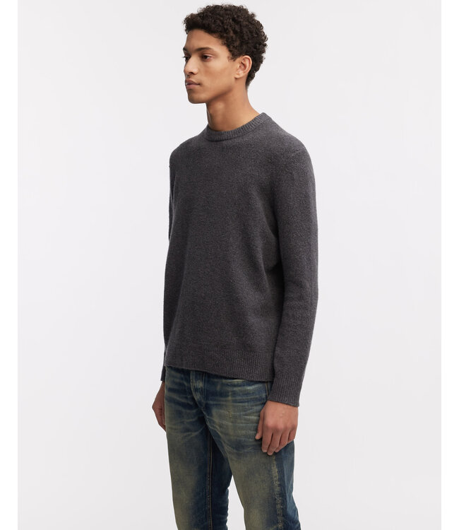 Denham Denham Crew Knit Magnet Grey