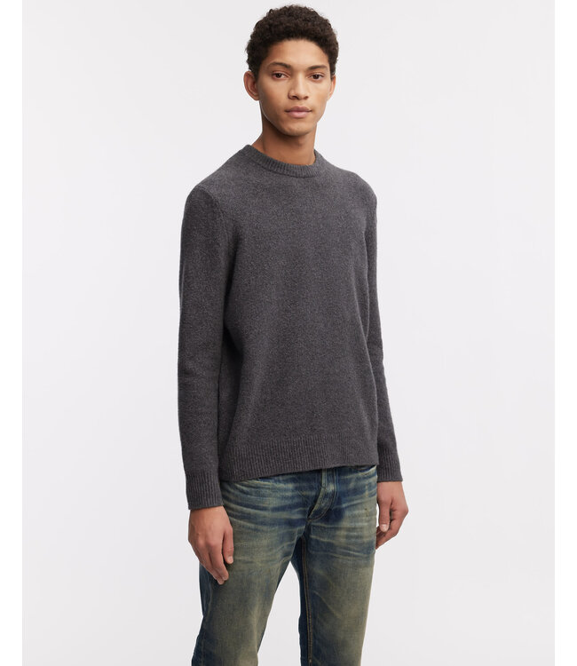Denham Denham Crew Knit Magnet Grey