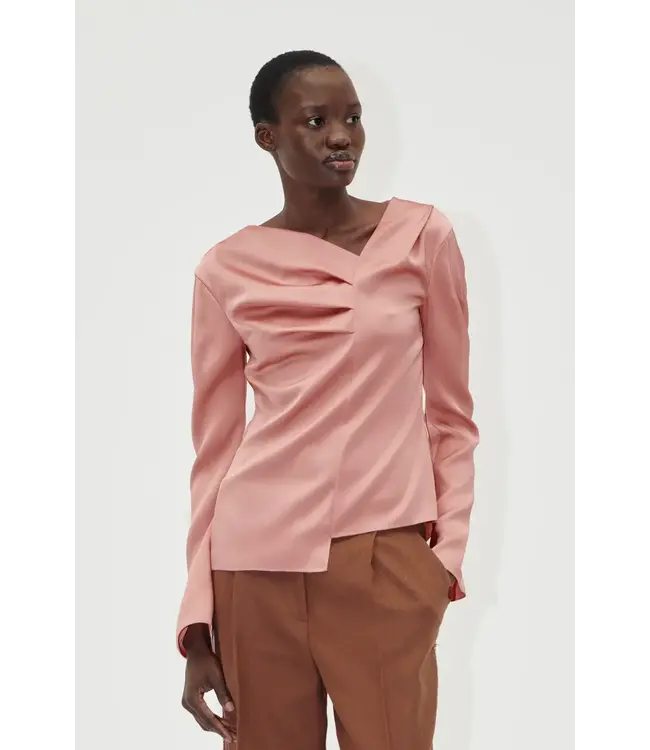 Stine Goya Asymmetrical long sleeve pink