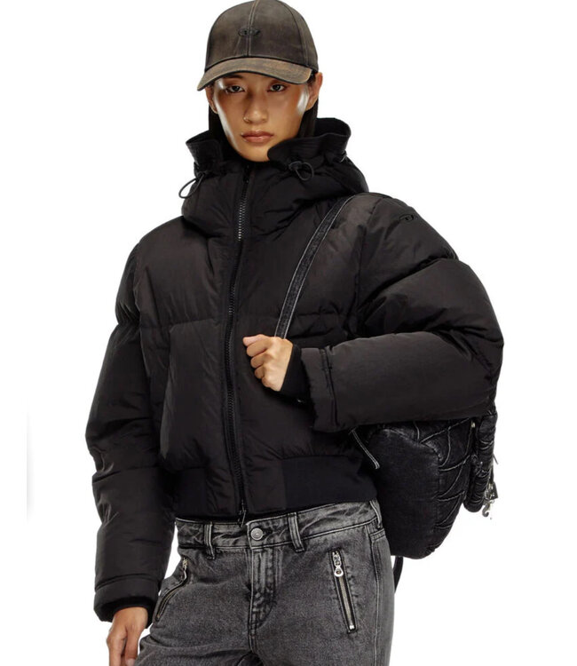 Diesel W-Peyt Short Jacket Black