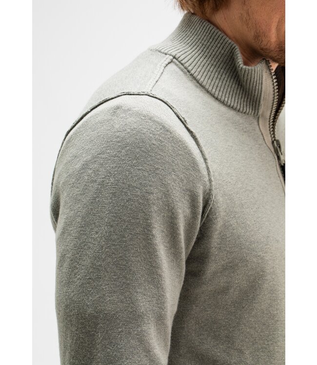 Butcher of Blue Clifden Halfzip Granite Green