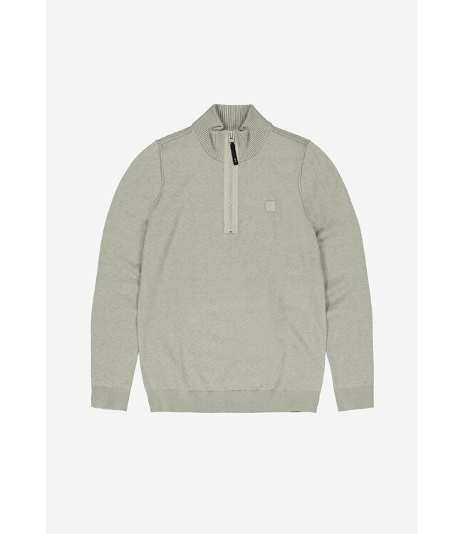 Butcher of Blue Clifden Halfzip Granite Green