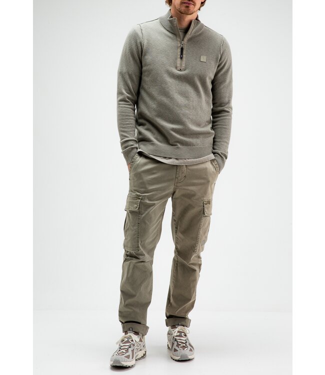 Butcher of Blue Clifden Halfzip Granite Green