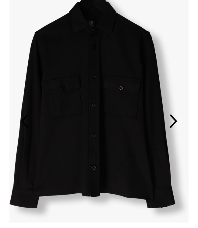 Genti Midtown overshirt 020 Black
