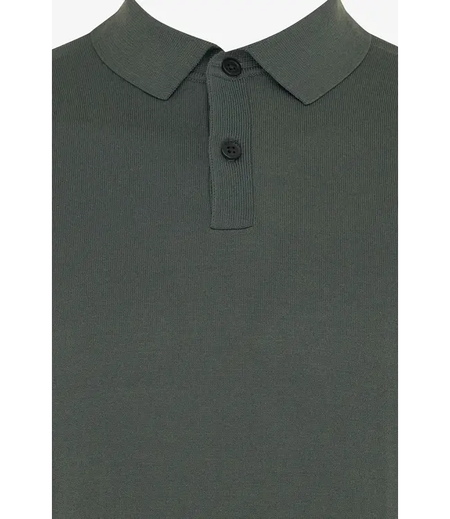 Genti Polo SS Rib back green 270