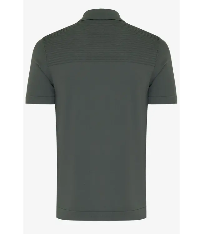 Genti Polo SS Rib back green 270