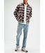 Butcher of Blue Folsum Pepper Brown Check Overshirt