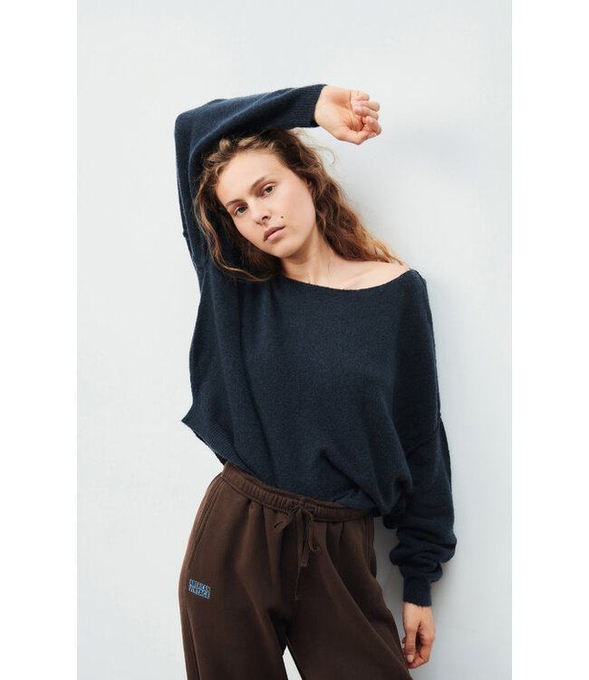 American Vintage Damsville Navy Blue Chine