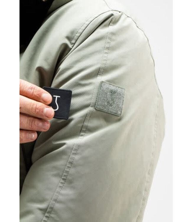 Butcher of Blue George padded jacket granite green