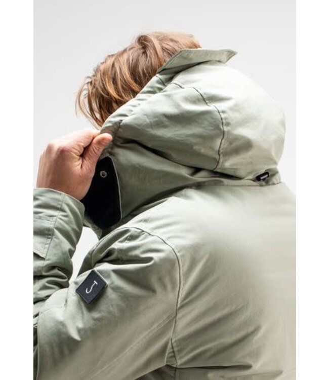 Butcher of Blue George padded jacket granite green