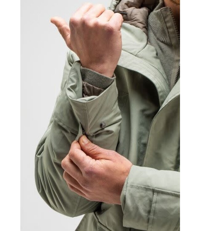 Butcher of Blue George padded jacket granite green