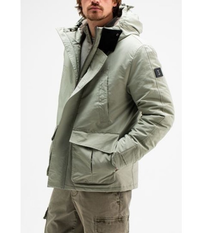 Butcher of Blue George padded jacket granite green