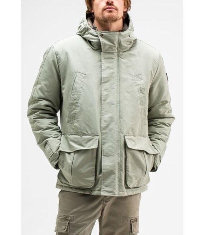 Butcher of Blue George padded jacket granite green