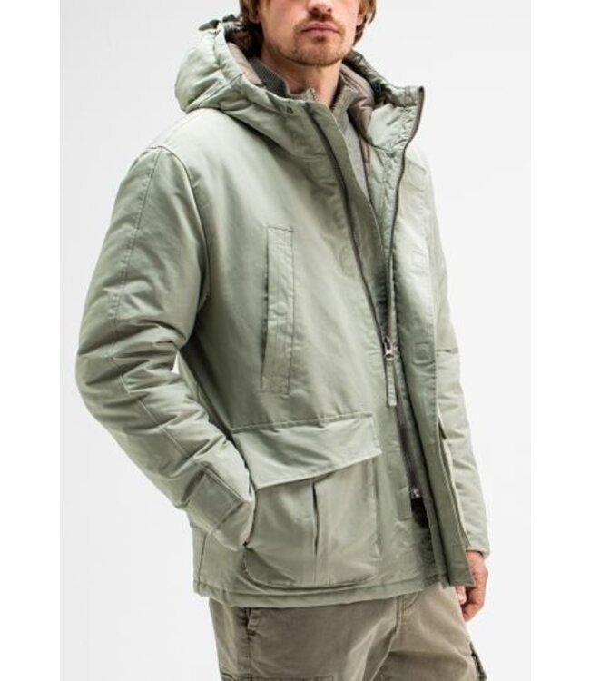 Butcher of Blue George padded jacket granite green