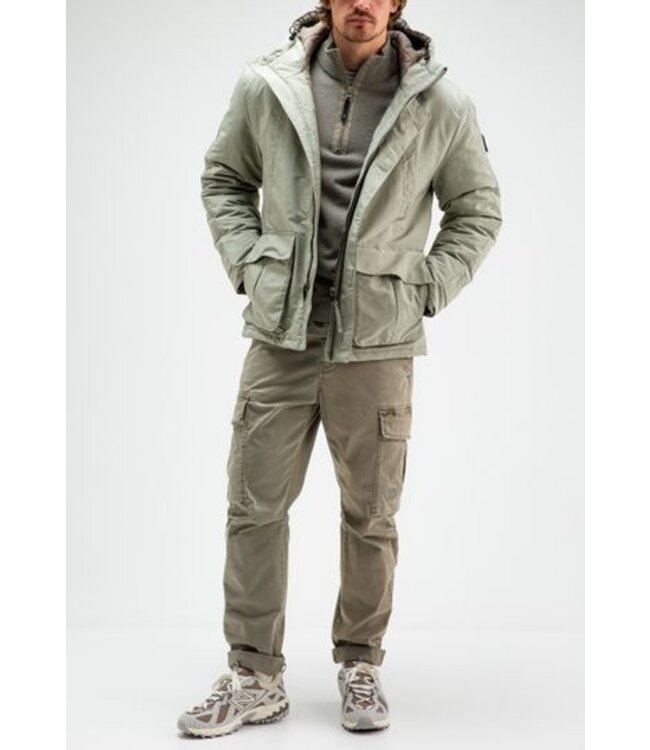 Butcher of Blue George padded jacket granite green