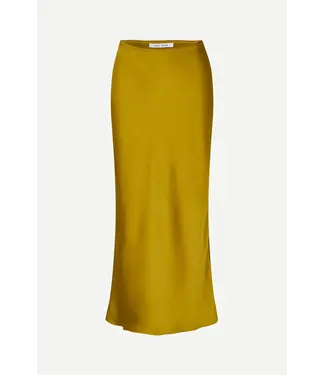 Samsøe Samsøe Saagneta long skirt Green Sulphur
