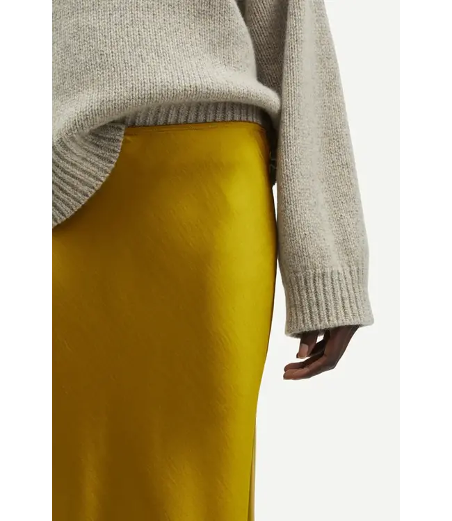 Samsøe Samsøe Saagneta long skirt Green Sulphur