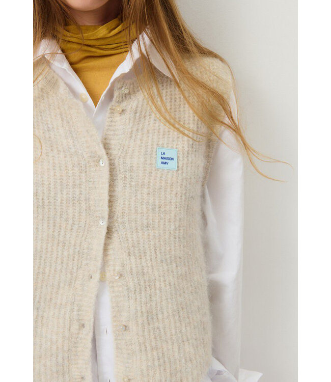 American Vintage East Gilet Poudreuse Chine