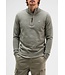 Butcher of Blue Clifden half zip Granite Green